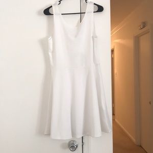 White Skater Dress
